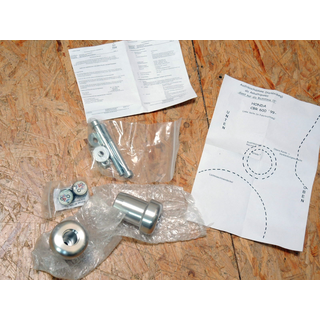 B+G Alu Sturzpads Honda CBR 600 F  CBR600F Alu silber mit Anbaumaterial