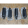 Chrom Custom Fussrasten Set Stripes vorne + hinten Honda VT 600 Shadow