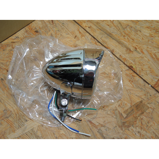 Bullet Custom Chopper Chrom H4 Hauptscheinwerfer 3 1/2...
