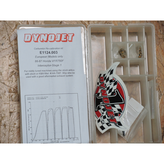 Dynojet Stage 1 Tuningkit Honda VFR 750  `86 -  `87 Vergaserkit 1124 Rennsport