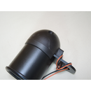 Mechanischer MMB Tacho 48mm Geh&auml;use schwarz,Ziffernblatt silber 220 km/h