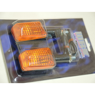 Halogen Classic Blinker Miniblinker schwarz lang  E - gepr&uuml;ft