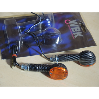 Cateye Blinker Halogen Miniblinker Carbon Look E - geprüft
