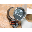 MMB Temperaturanzeige Wasser 48mm Geh&auml;use Chrom,Ziffernblatt schwarz