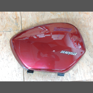 Honda Deauville 700 Kofferdeckel links  rot v. Neufahrzeug demontiert - gebraucht -