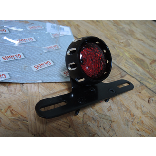 LED Rücklicht Shin Yo Miles schwarzes Gehäuse rotes Glas