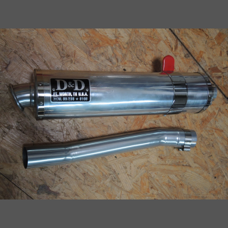D+D Alu Auspuff Yamaha YZF 750