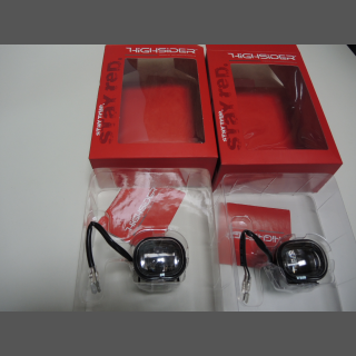 Highsider Micro Led Nebelscheinwerfer 2 St&uuml;ck schwarz  e-gepr&uuml;ft