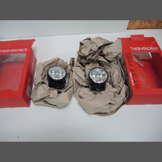 Highsider LED Tagfahrlicht links + rechts  Alu rund e-gepr&uuml;ft 222-200