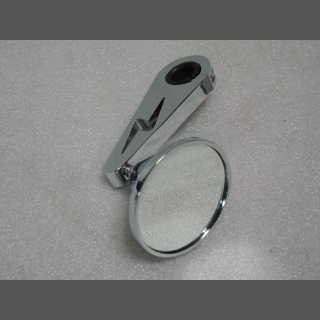 Chopper Zusatz Spiegel Chrom rund 22 mm  25,4 mm passend WBK Motorrad