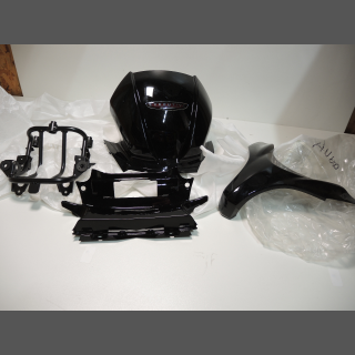Suzuki Burgman 650 L3 Executive Heckabdeckung Halter Sissybar schwarz Verkleidung Roller