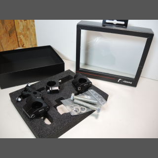 Rizoma Conus Lenkerklemmen Kawasaki Z650  Z900 schwarz mit Zulassung Lenker Klemmen